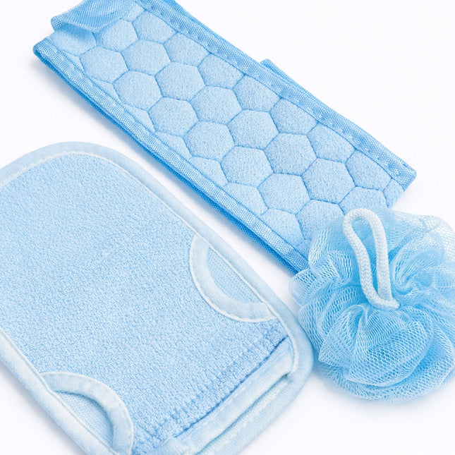 3 Piece Bath Glove Set available on qasrjamal store