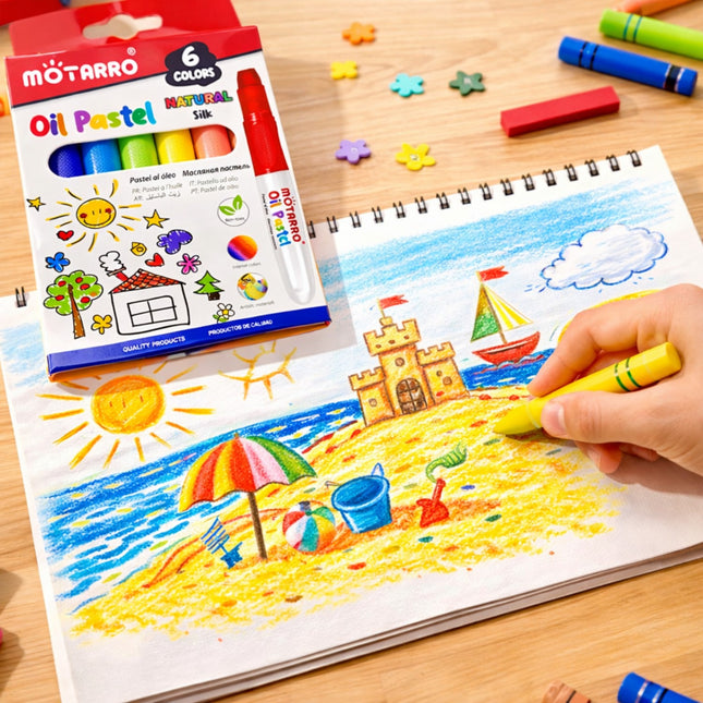 Benefits of using 6 Color Oil Pastel Stick Set