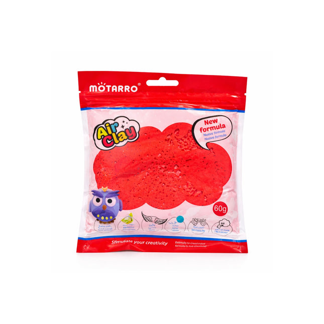 Red package of Motarro Air Clay on a white background