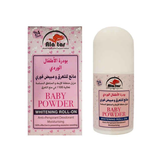 The product of Ala Tar Baby Powder Anti-Prespirant Deodrant Moisturising Whitening Roll On