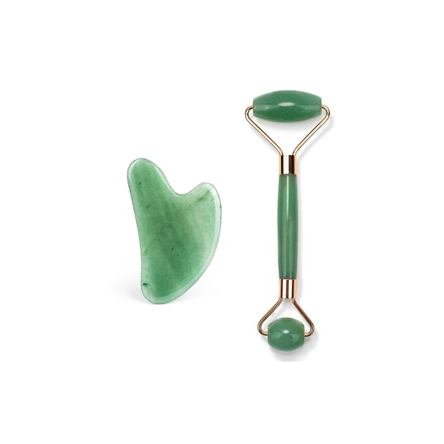 The product of Anti Aging Facial Massage Roller and Guasha Gift Set