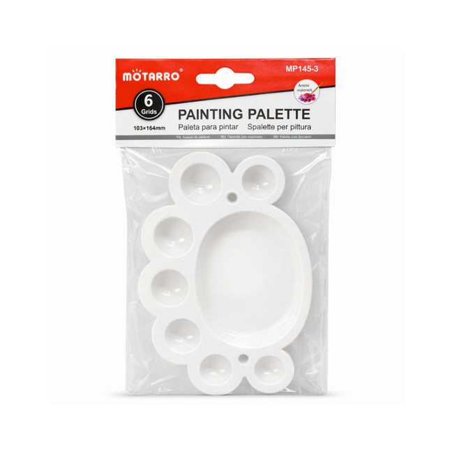 Packaged painting palette with Motarro branding on a white background