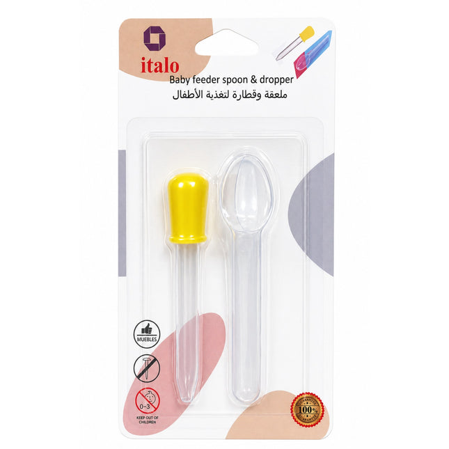 the packing of Baby Feeding Spoon & Dropper Set-F-154