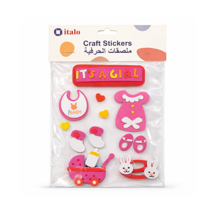 The product of Baby Girl Craft Stickers