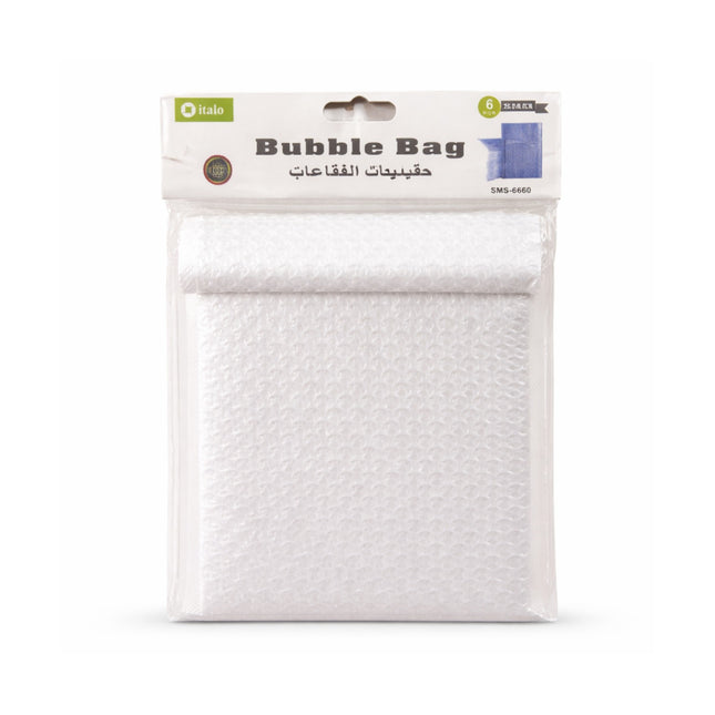Packaged bubble bag with Italo branding on a white background