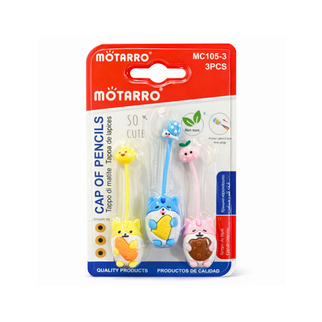 the product of Cartoon Pencil Caps (3PCS) -MC105-3