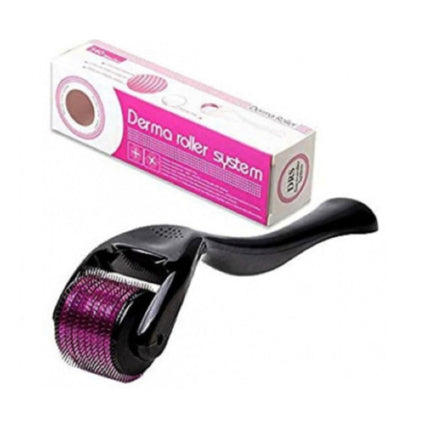 Image of the 0.5mm DRS Derma Roller with 540 titanium needles, suitable for reducing wrinkles, promoting collagen synthesis, and enhancing skincare product absorption.
