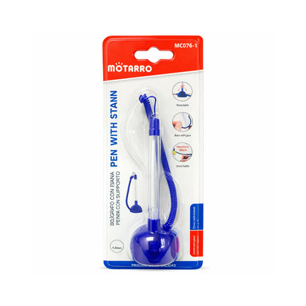 Motarro pen with stann in packaging on a white background
