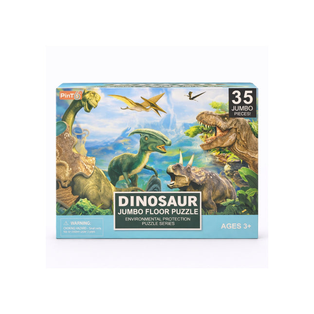 the product of Dinosaur World Puzzle Adventure (35 Pieces) -MU380-9
