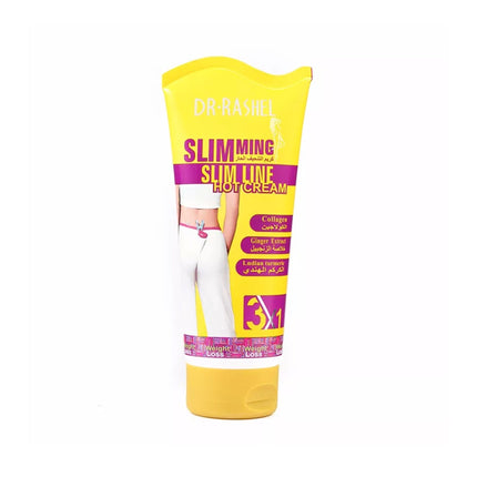Dr.Rashel Slimming Hot Cream With Collagen Ginger & Indian Turmeric (Yellow) - 150g