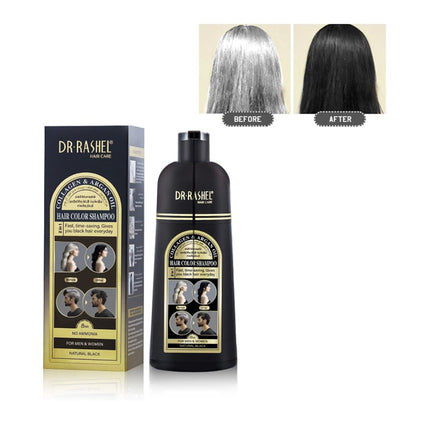Dr.Rashel Collagen And Argan Oil Hair Color Shampoo  - 400ml