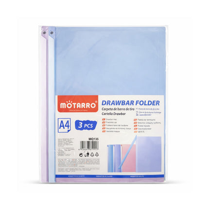 the product of Drawbar Folder A4 Size 3 pcs - MQ135