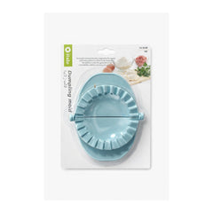 Blue ploughman's lunch mold on a white background with packaging