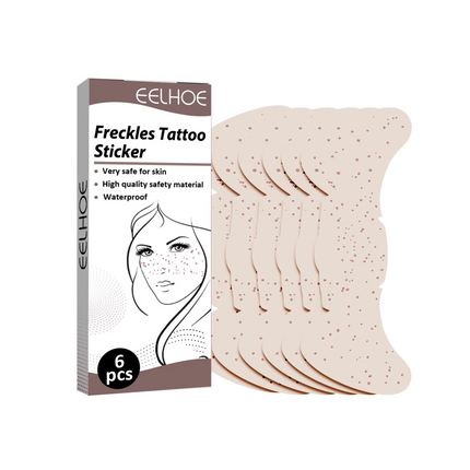 Eelhoe Freckles Tattoo Sticker - 6pcs