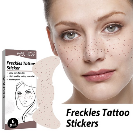Eelhoe Freckles Tattoo Sticker - 6pcs
