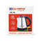 Olympia electric cordless kettle packaging with product details on a white background