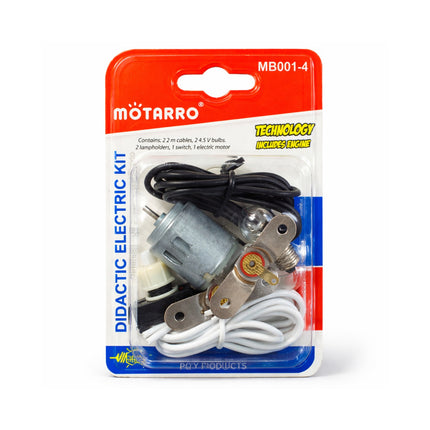 Motarro didactic electric kit packaging on a white background