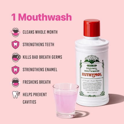 The Key Benefits of Euthymol Orignal Mouthwash