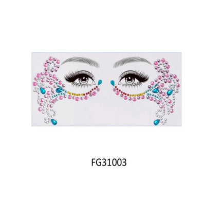 Eye Crystal Gem Sticker (New) FG31