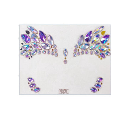 Face And Eye Crystal  Gem Stickers (NEW) FG3