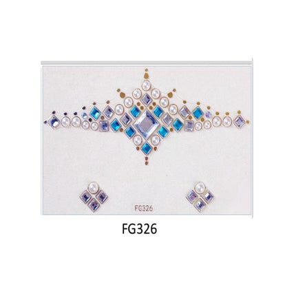 Face And Eye Crystal  Gem Stickers (NEW) FG3