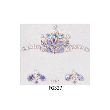 Face And Eye Crystal  Gem Stickers (NEW) FG3