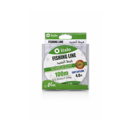 Italo fishing line packaging on a white background