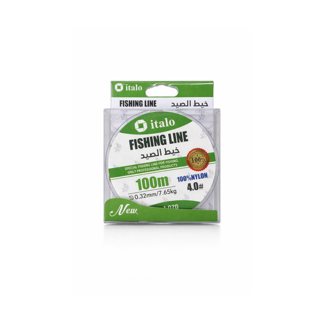 Italo fishing line packaging on a white background