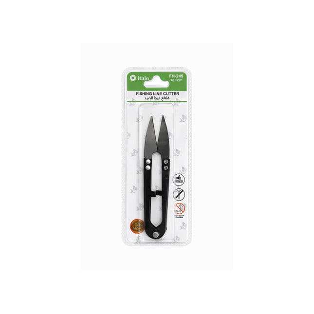 Fishing line cutter in packaging on a white background