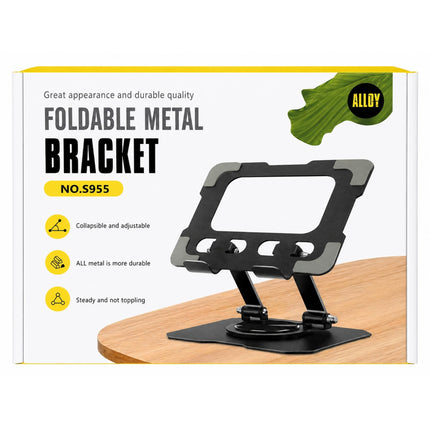 Foldable metal bracket packaging with Alloy branding on a white background