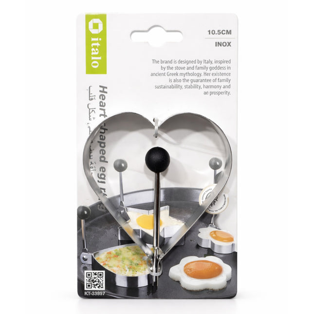 the prouct of Heart Shape Egg Ring Mold Set-KT-33837