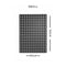 Small perforated metal sheet with dimensions 40cm x 60cm on a white background