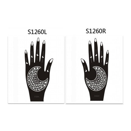 Henna Hand Stickers ( Set of Two )