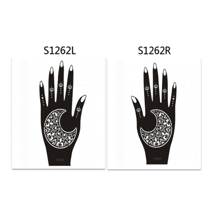 Henna Hand Stickers ( Set of Two )