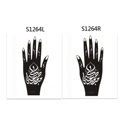 Henna Hand Stickers ( Set of Two )
