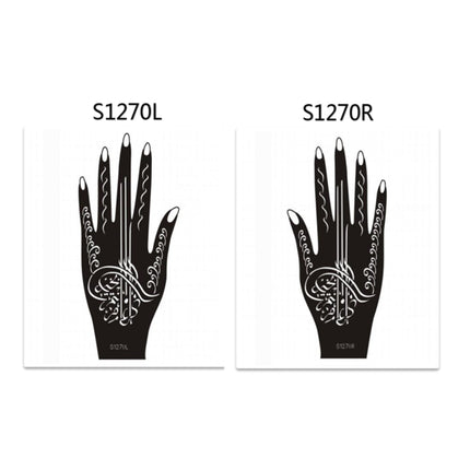 Henna Hand Stickers ( Set of Two )