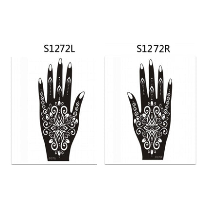 Henna Hand Stickers ( Set of Two )