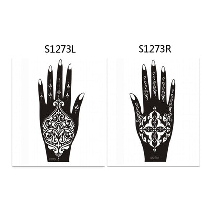 Henna Hand Stickers ( Set of Two )