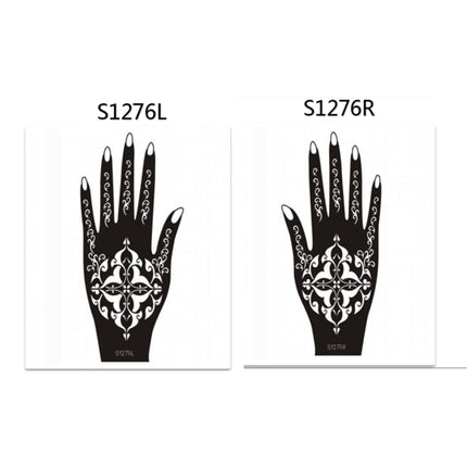 Henna Hand Stickers ( Set of Two )