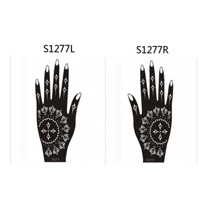 Henna Hand Stickers ( Set of Two )