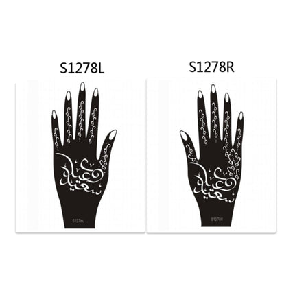 Henna Hand Stickers ( Set of Two )