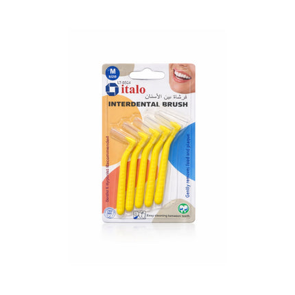 Pack of Italo interdental brushes on a white background