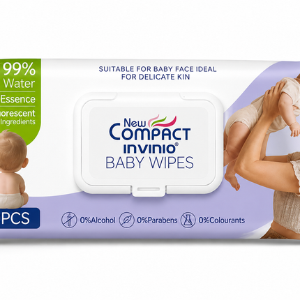 the product of Invinio New Compact Baby Wipes 80pcs (80846 NO1371)
