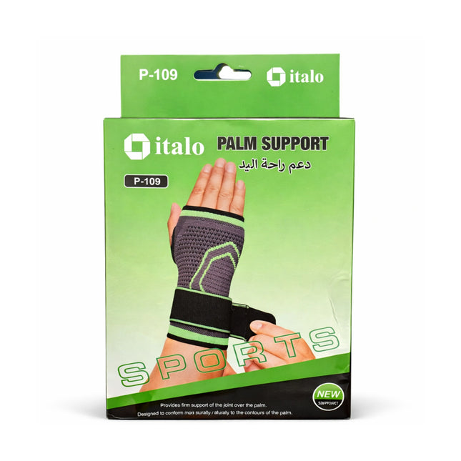 Italo palm support packaging on a white background