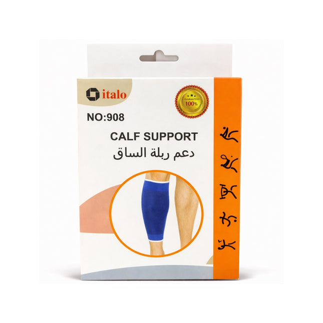 Calf support packaging with 'italo' branding on a white background