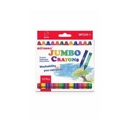 the product by Jumbo Crayons 12 Colors (8mm) -MP225-1