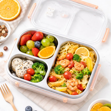 the product of Kids 3 Compartment Lunch Box - LN- 2588
