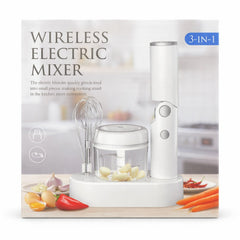 The product of Kitchen Pro 3-in-1 Wireless Hand Mixer & Chopper