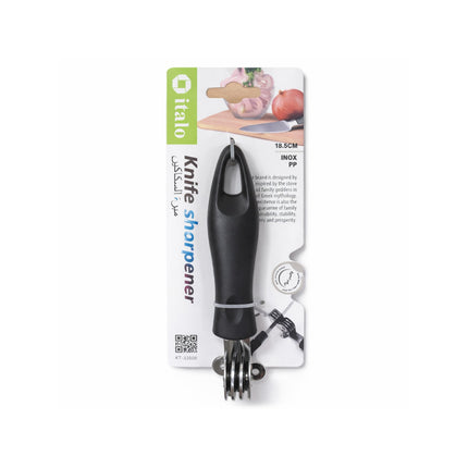 Knife sharpener on a white background with 'italo' branding