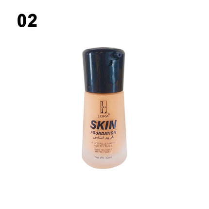 Lora Skin Foundation Undetectable Matte Finish - 30ml